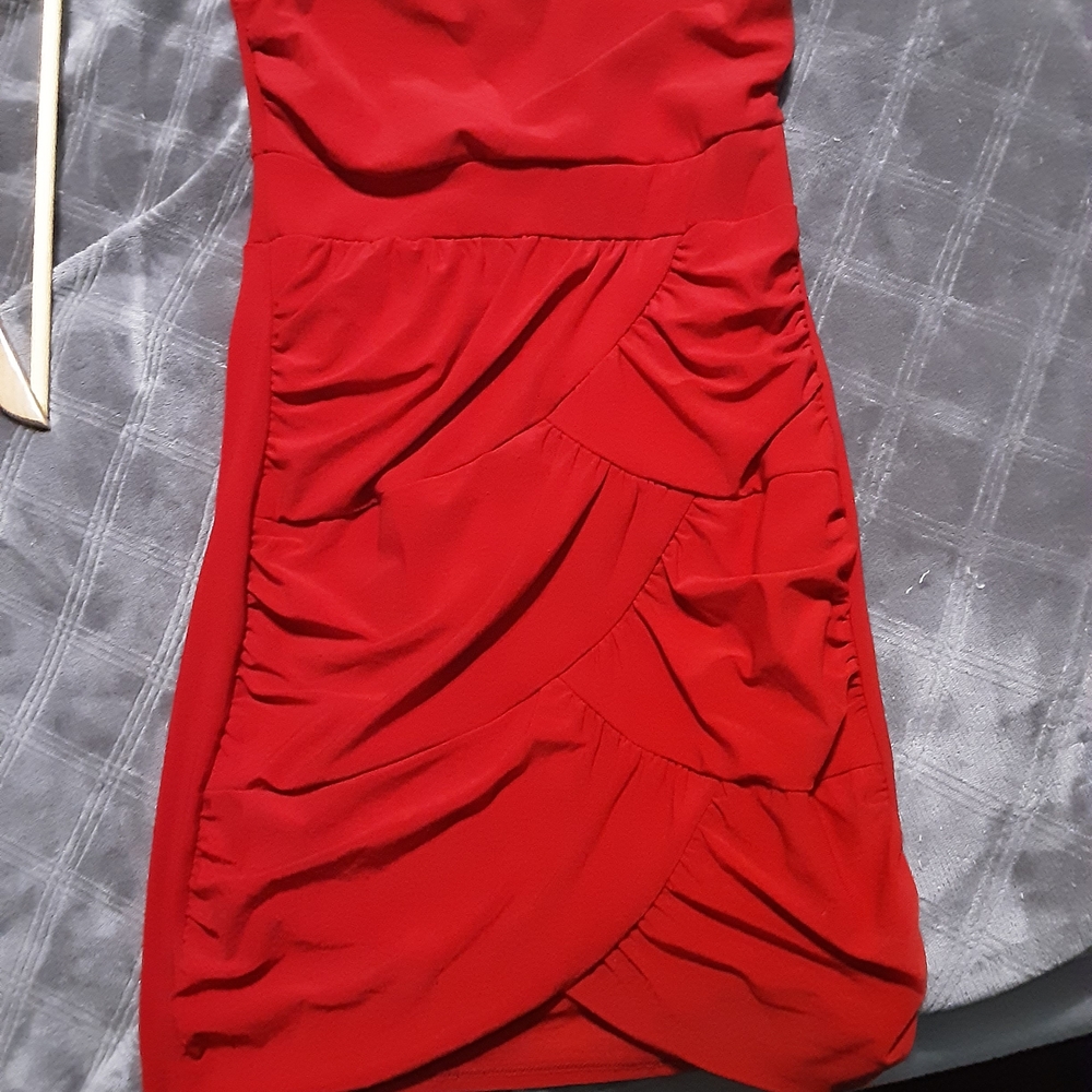 Elegant Red Women's Dress